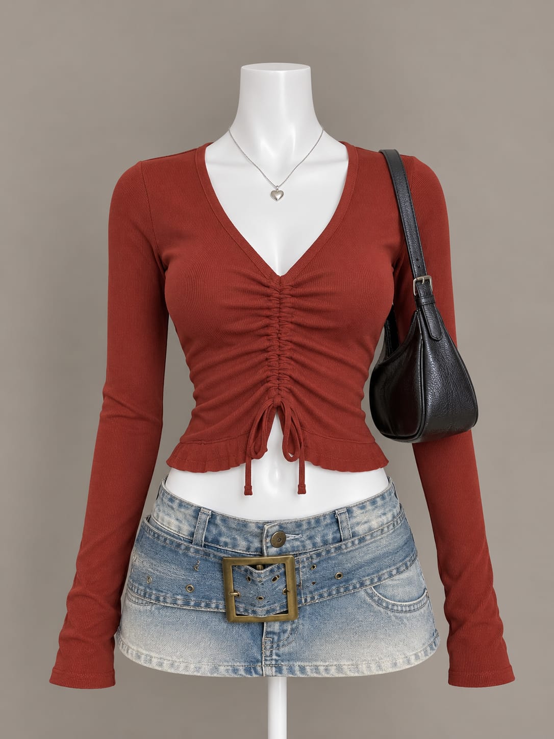 Rust Crop Top