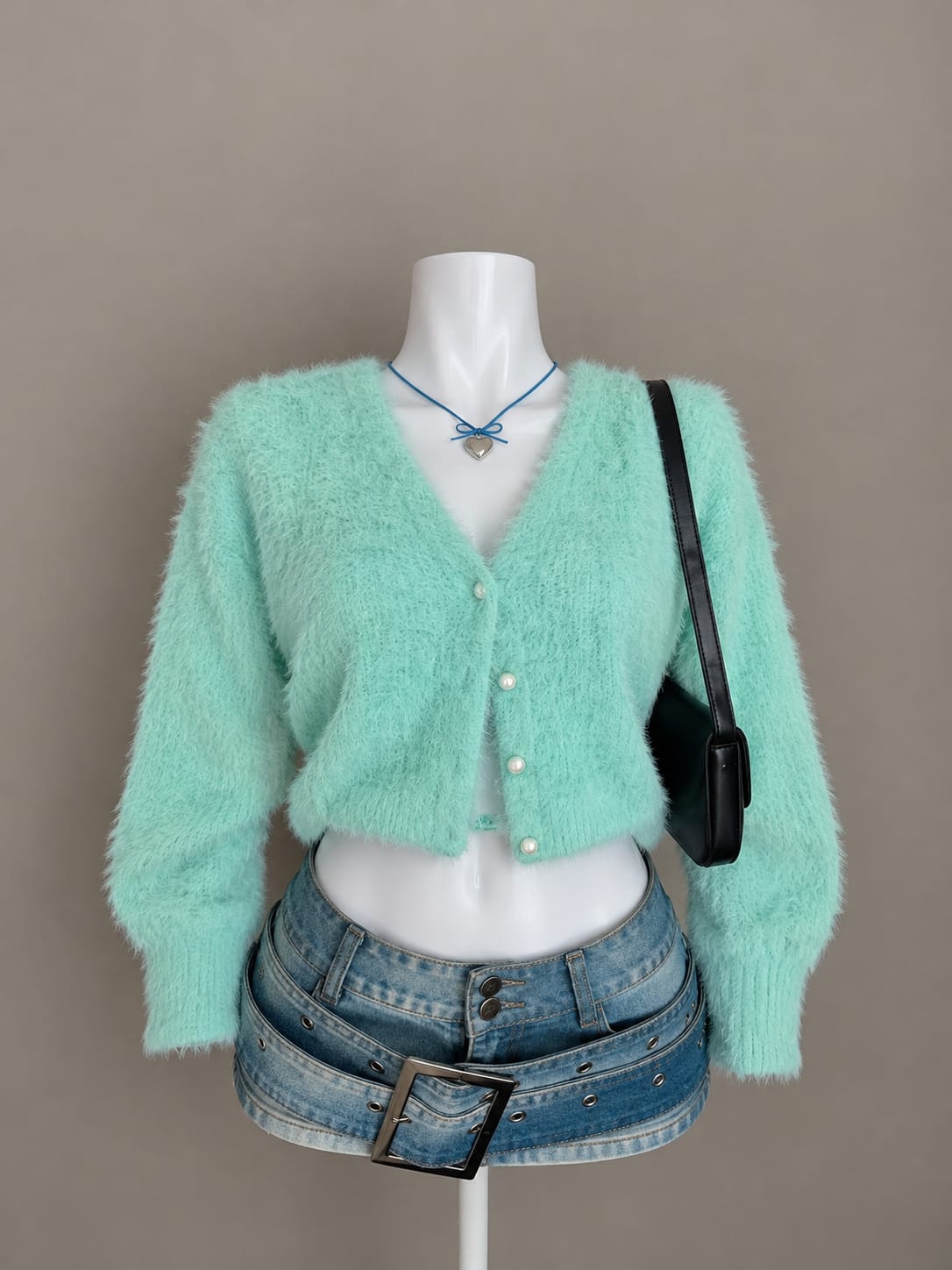 Mint Green Cardigan