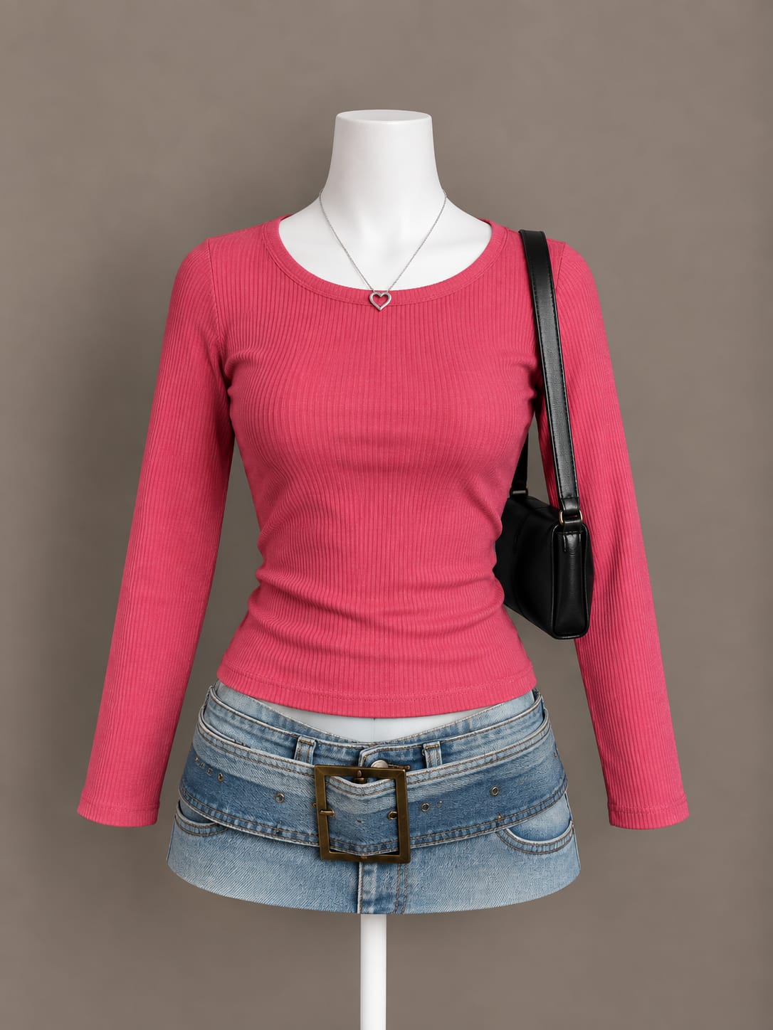 Pink Long Sleeve Top