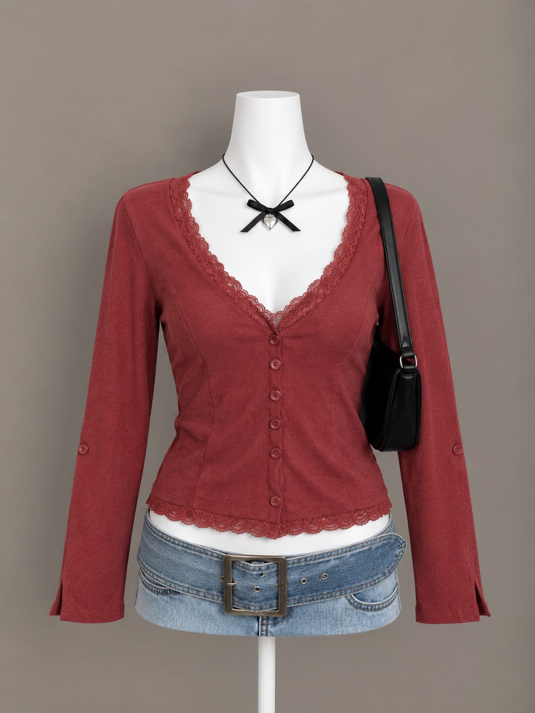 Rust Cardigan