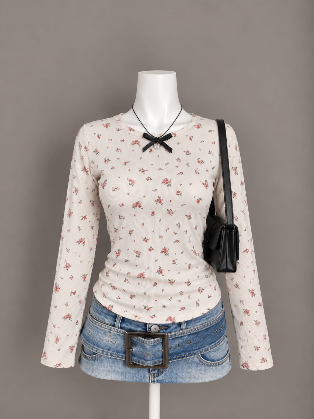 Ivory Floral Top