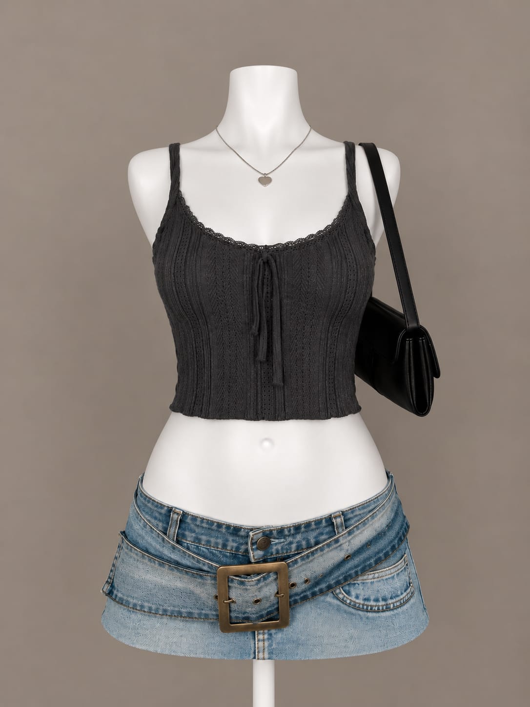 Charcoal Cami Top
