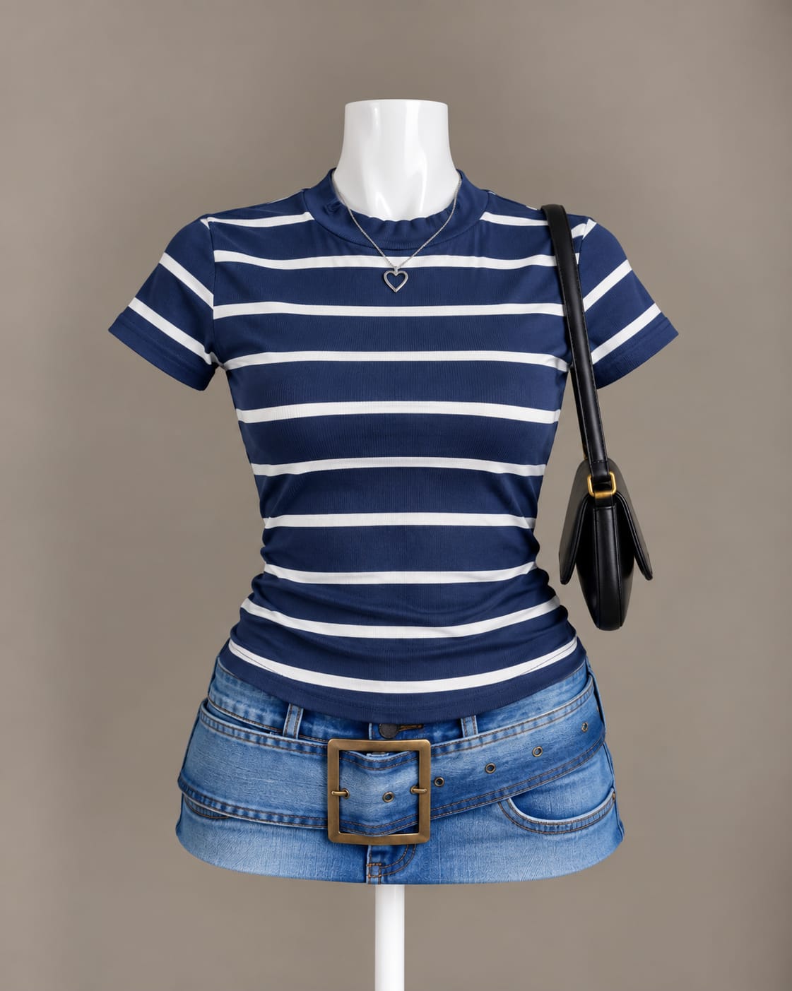 Navy Striped T-Shirt