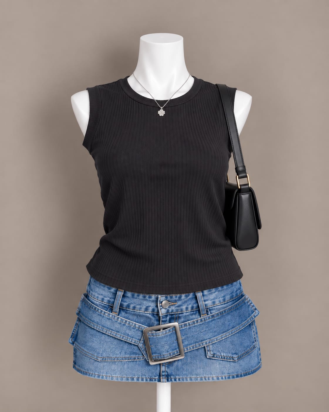 Black Sleeveless Top