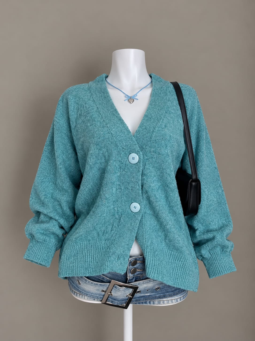 Teal Cardigan