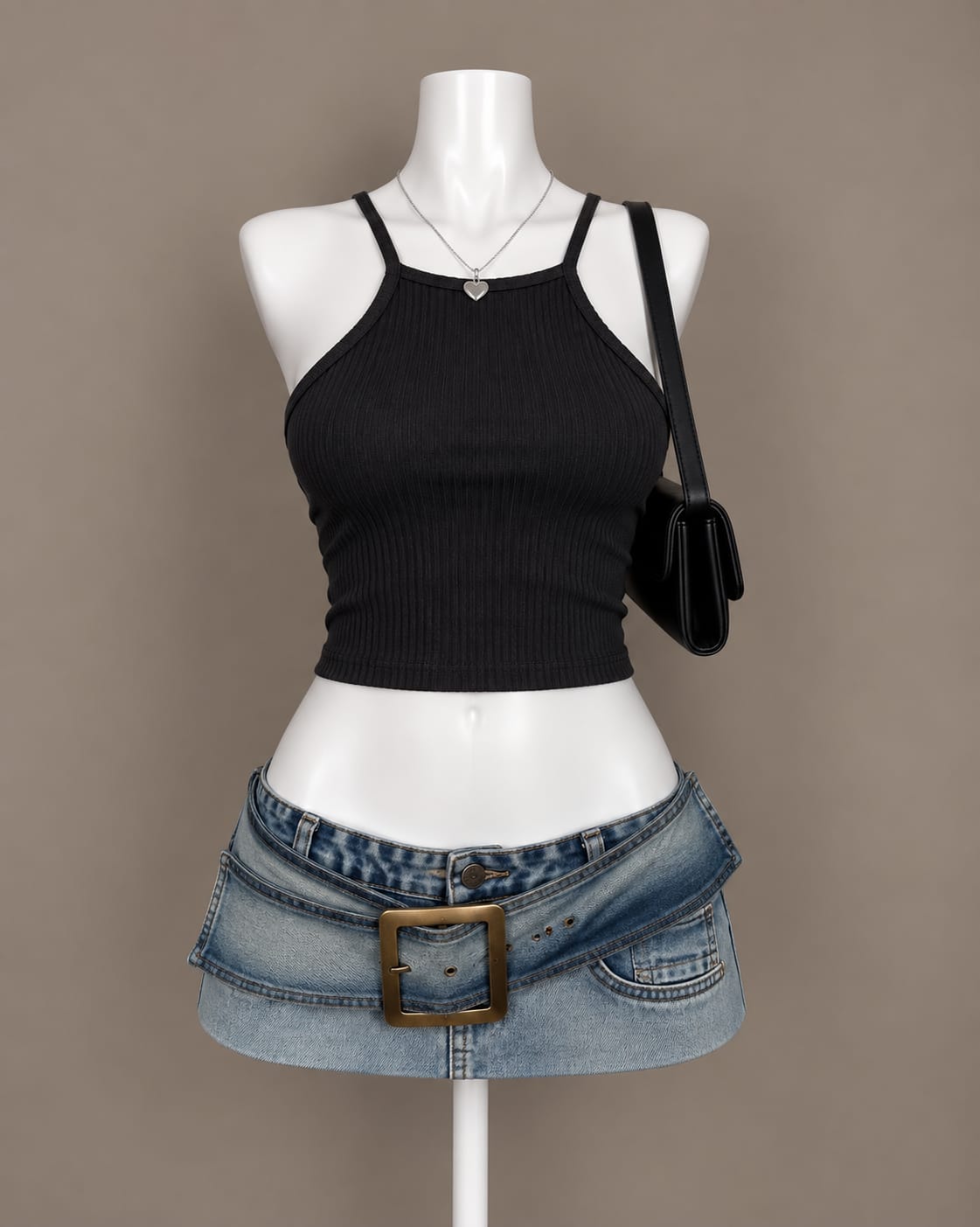 Black Crop Top