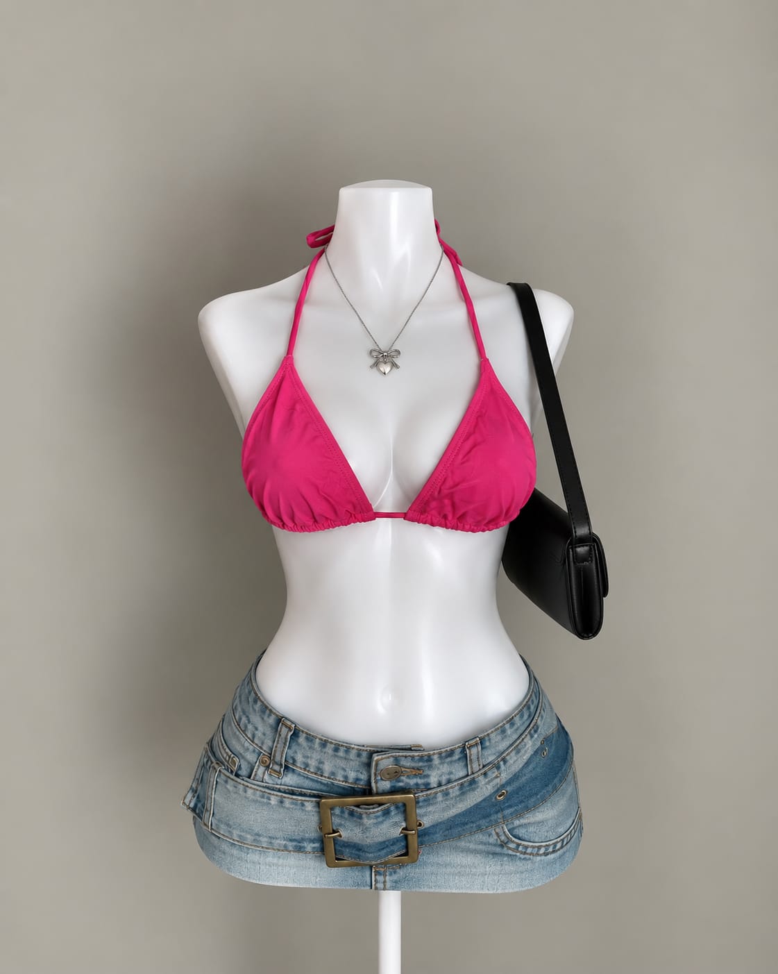 Hot Pink Bikini Top