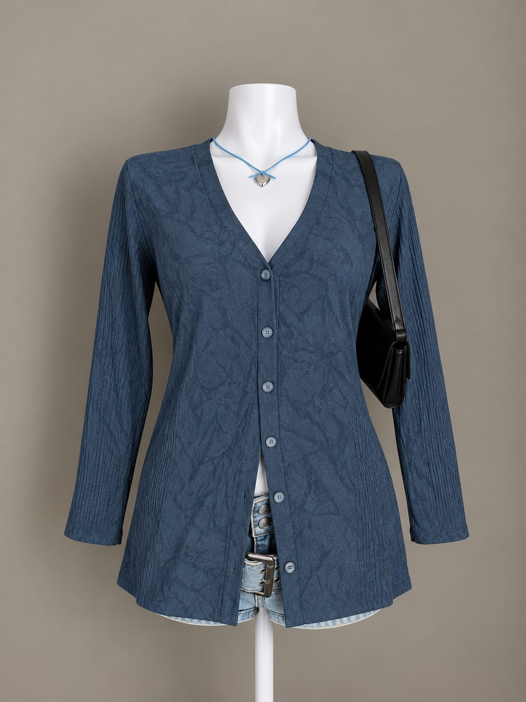 Blue Cardigan