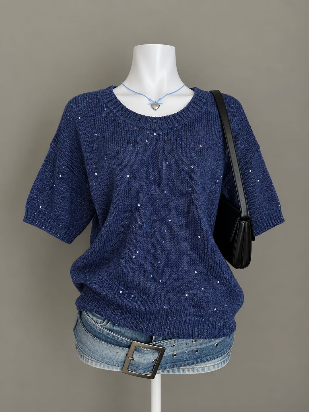 Navy Blue Top