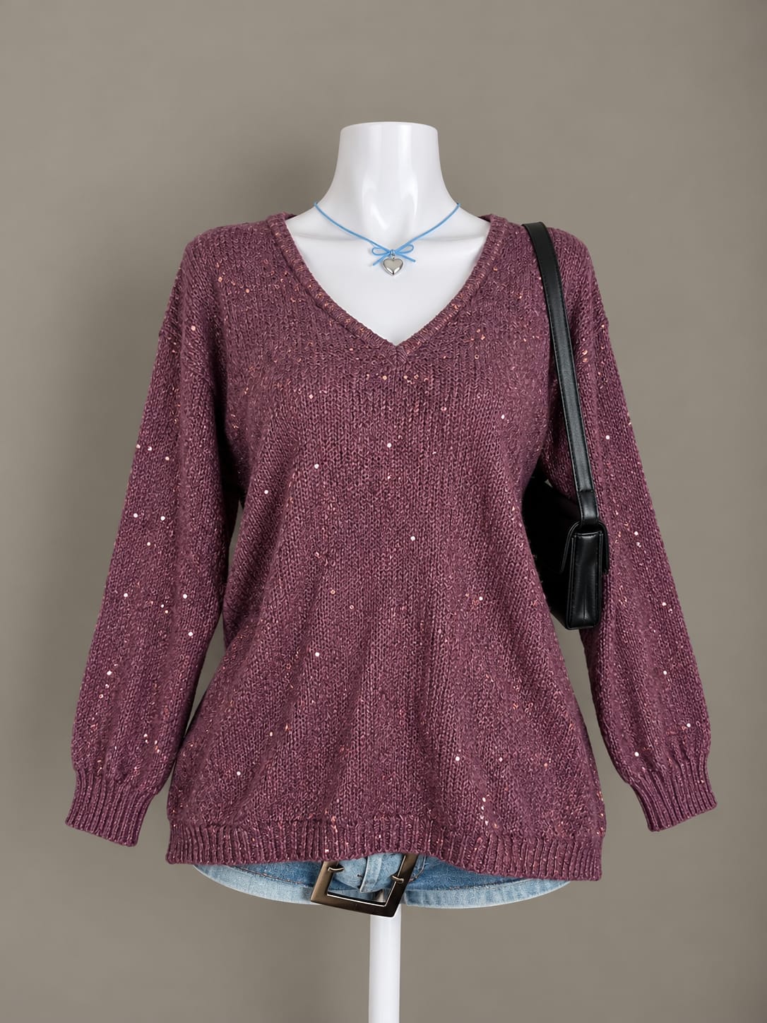 Burgundy Sweater