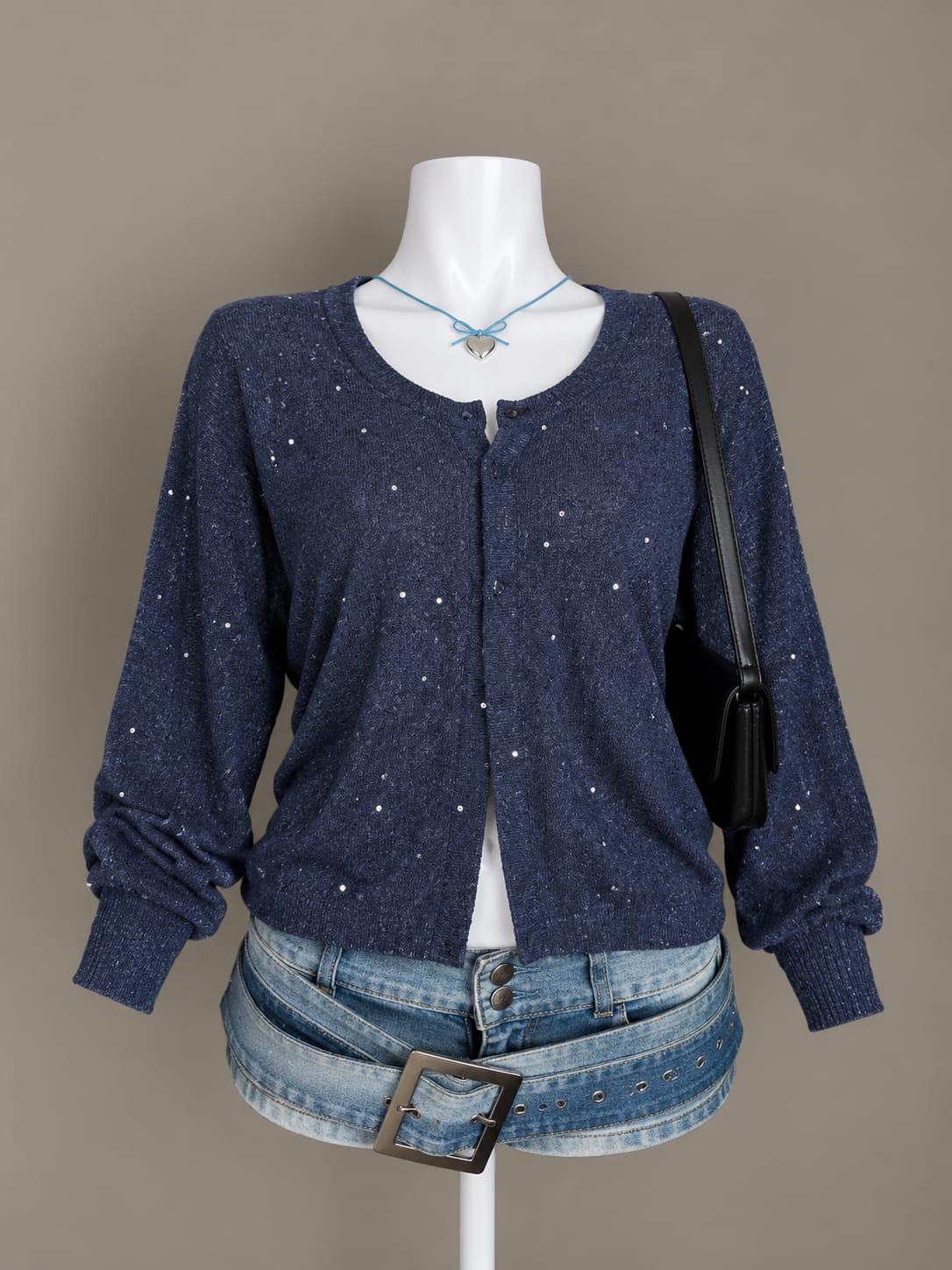 Navy Blue Cardigan