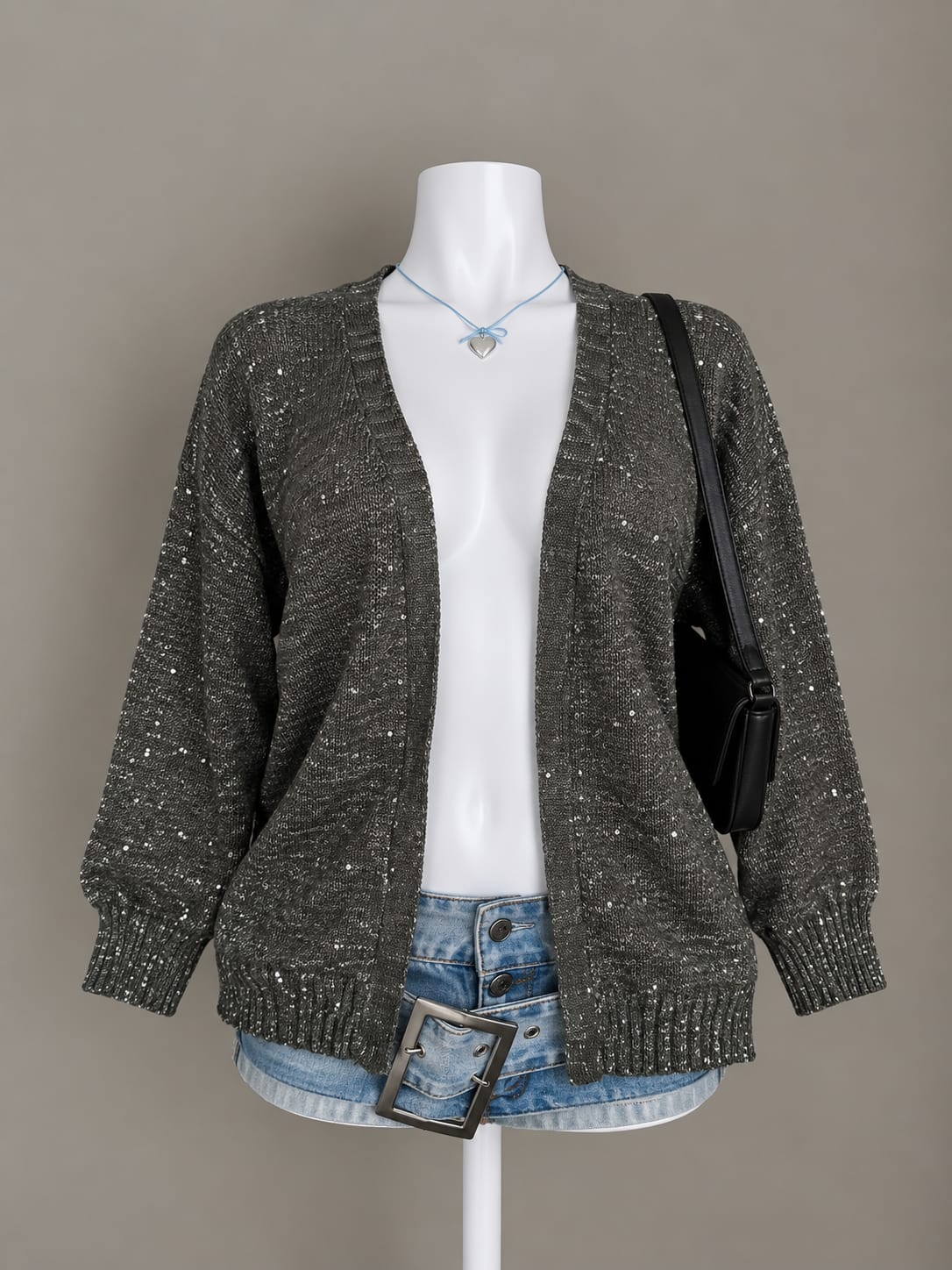 Charcoal Grey Cardigan