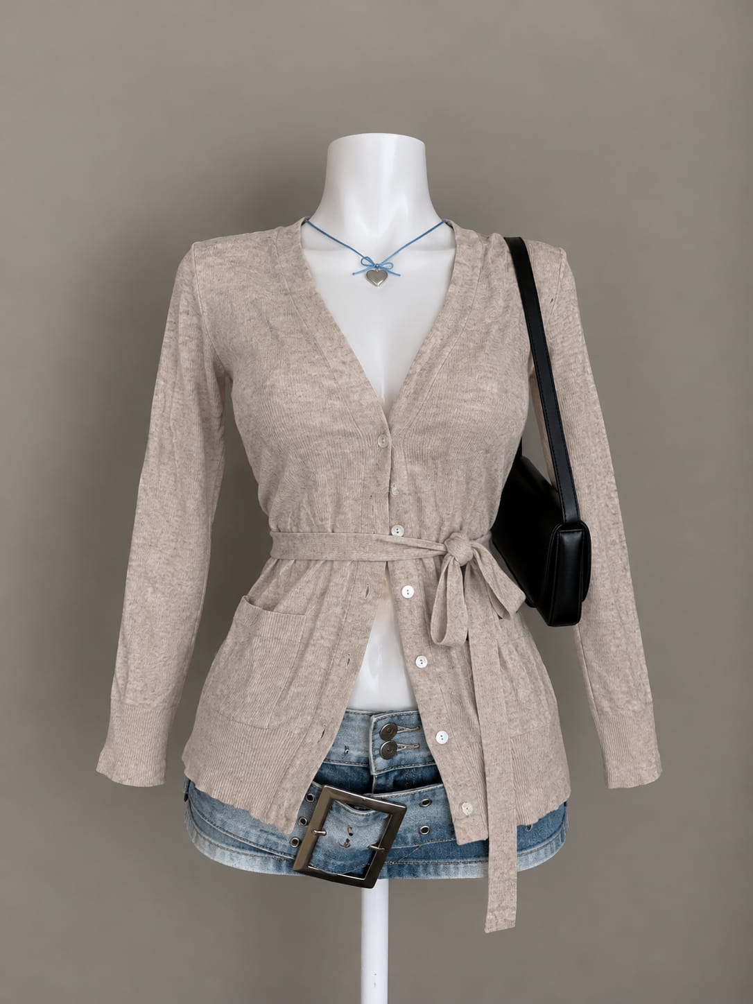 Beige Cardigan