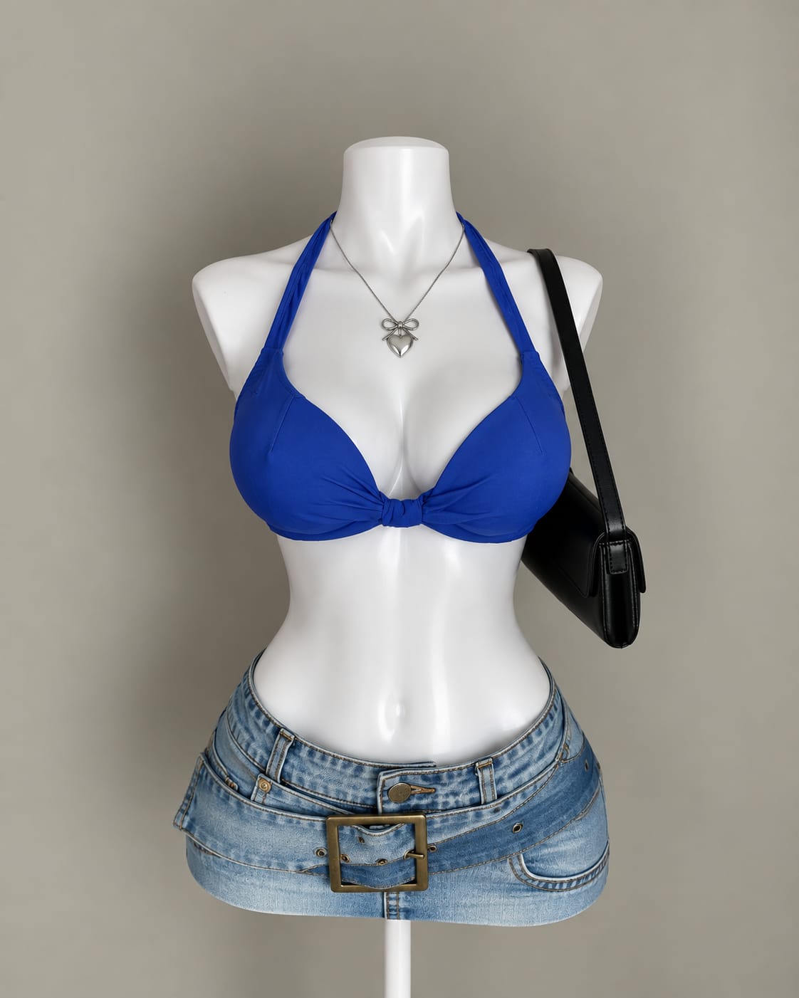 Royal Blue Bikini Top