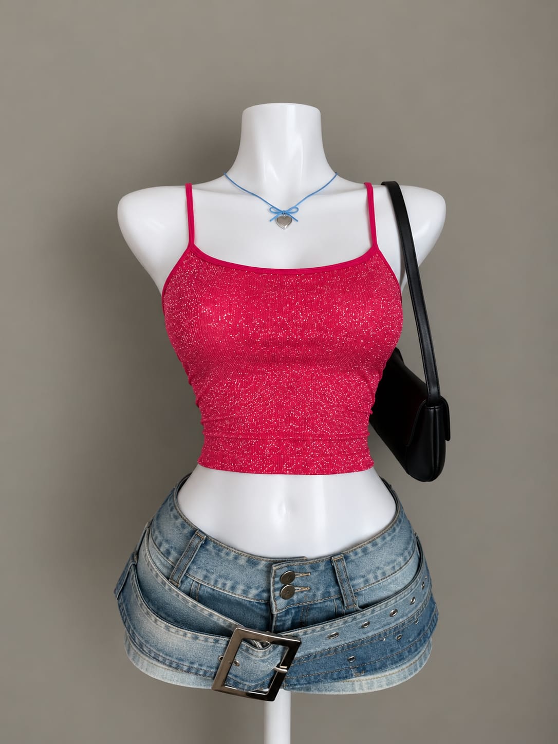 Pink Crop Top