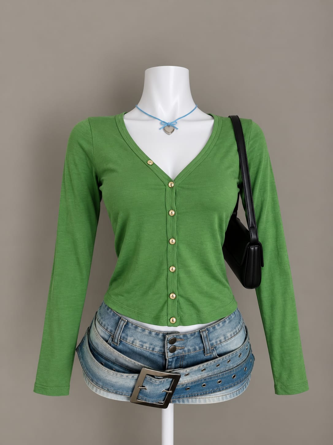 Green Cardigan
