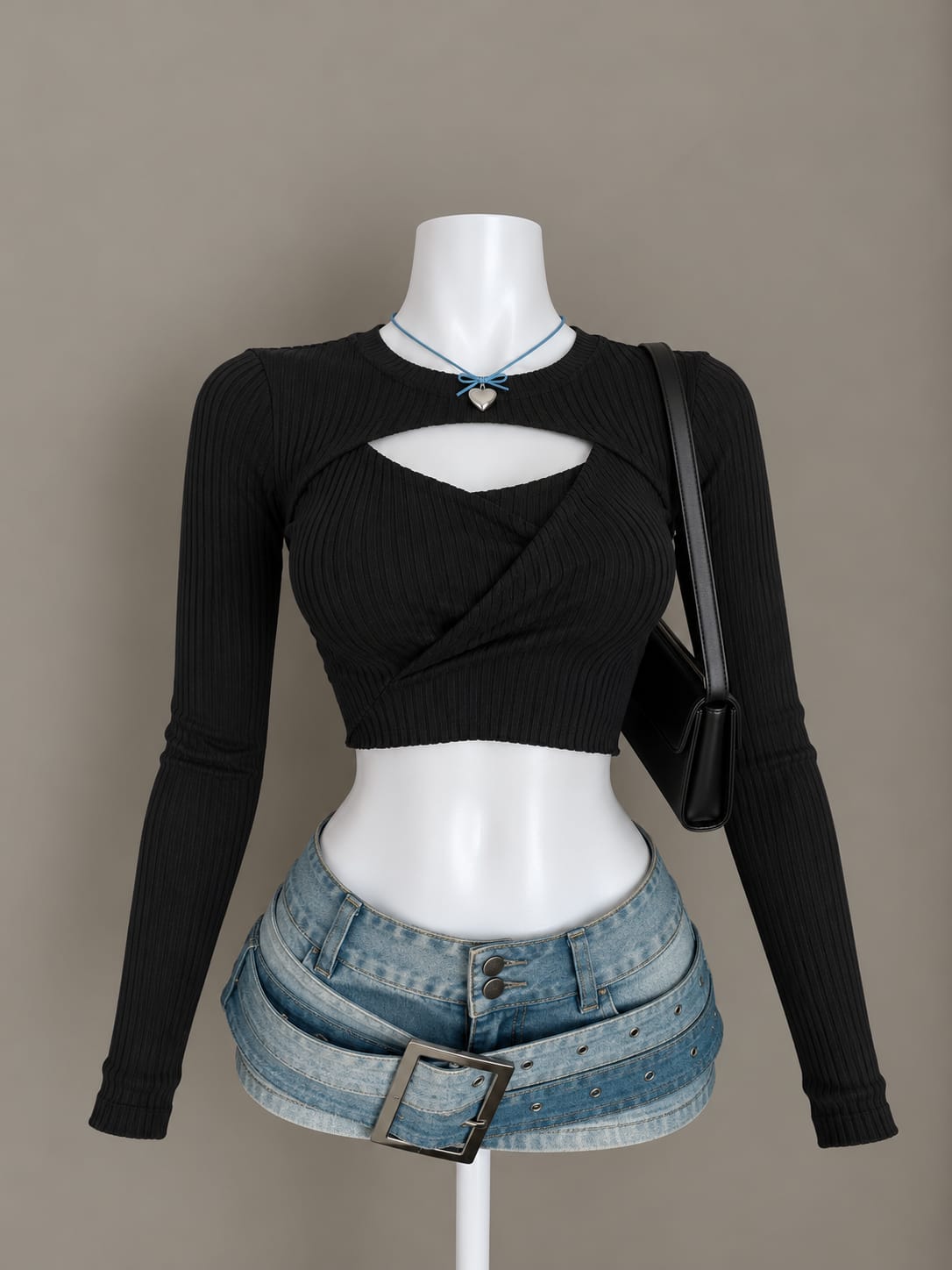 Black Crop Top