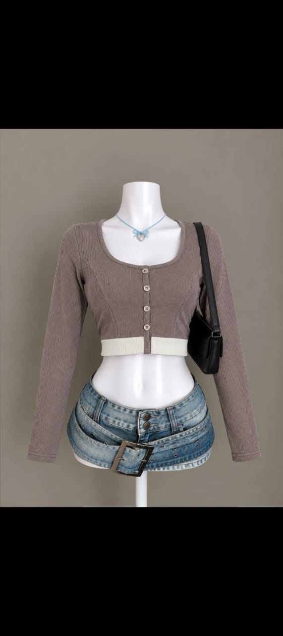 Taupe Cardigan