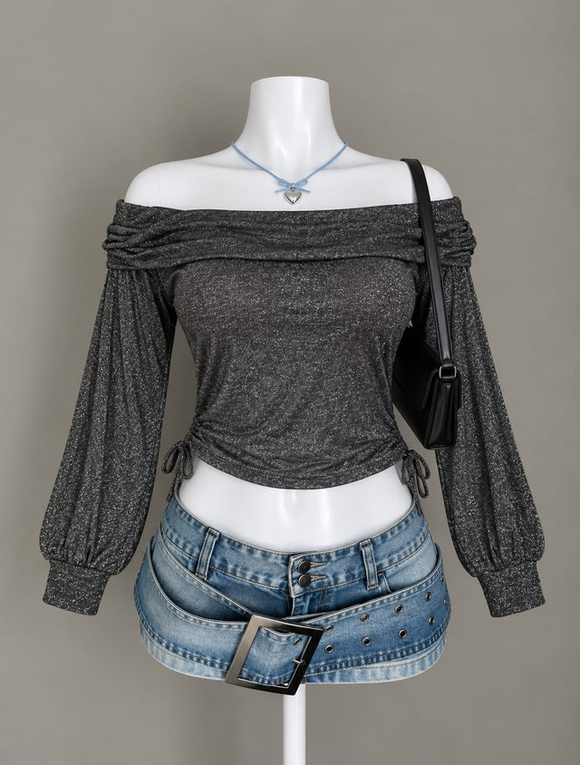 Charcoal Grey Top