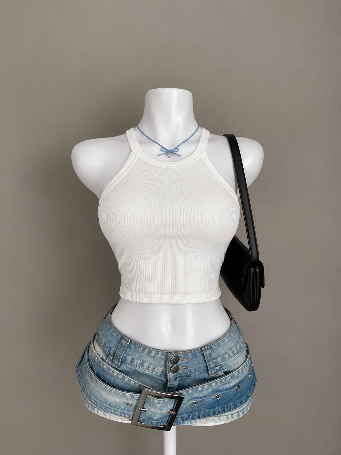 White Crop Top