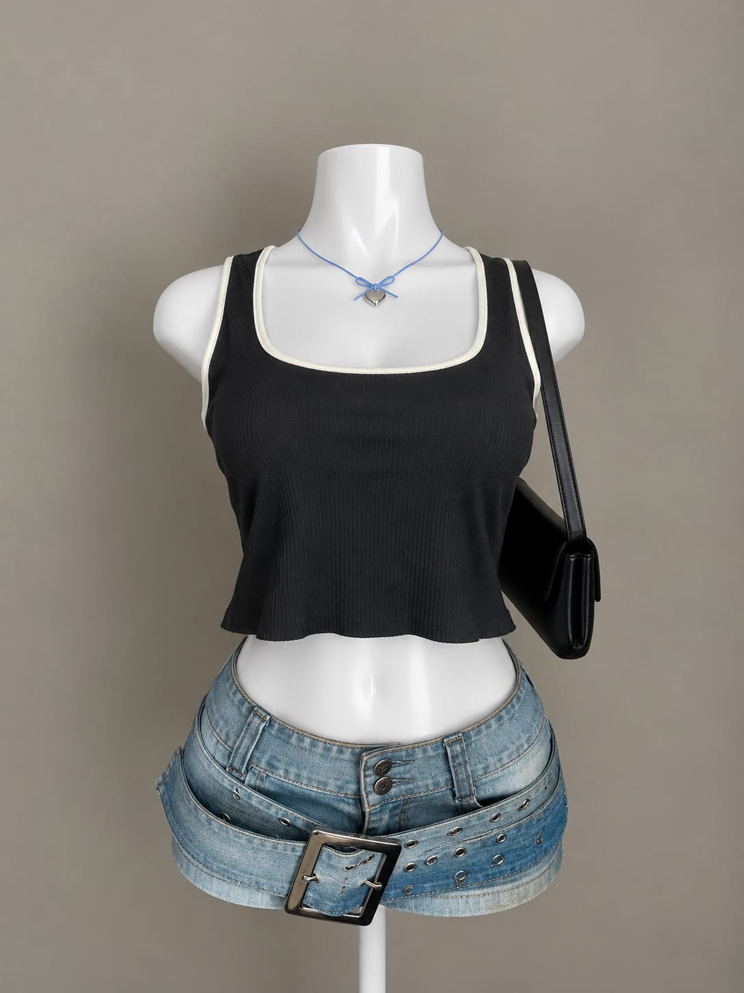 Black Crop Top