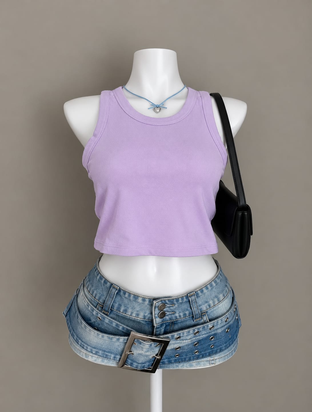 Lavender Crop Top