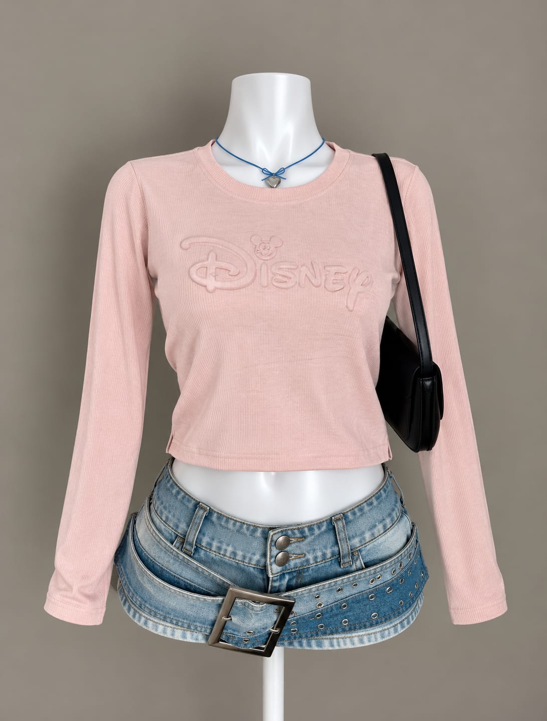 Light Pink Crop Top