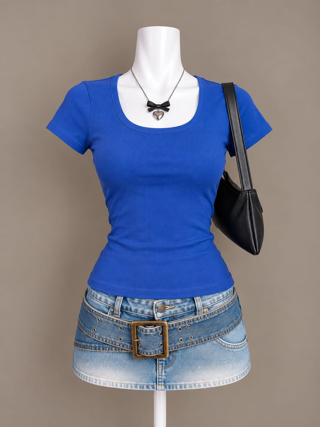 Royal Blue Short Sleeve Top