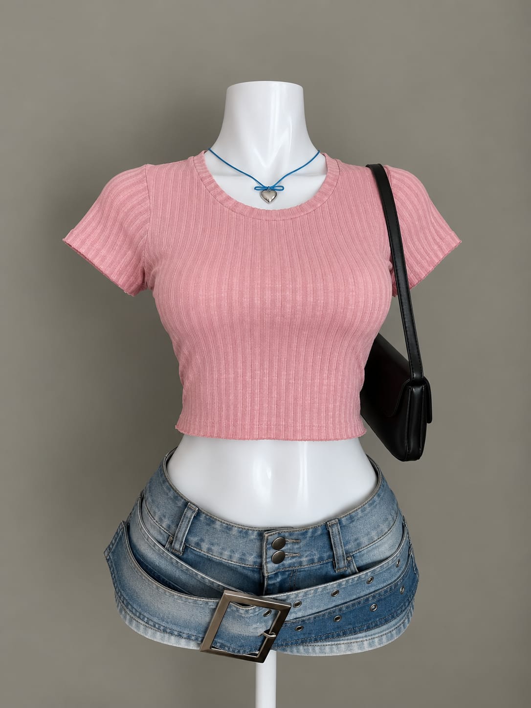 Pink Crop Top