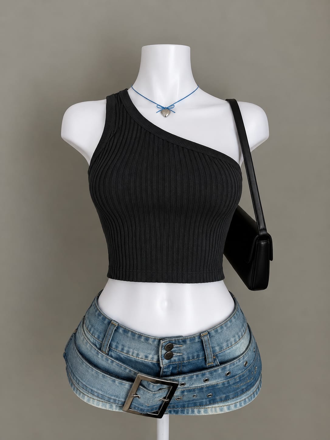 Black Crop Top