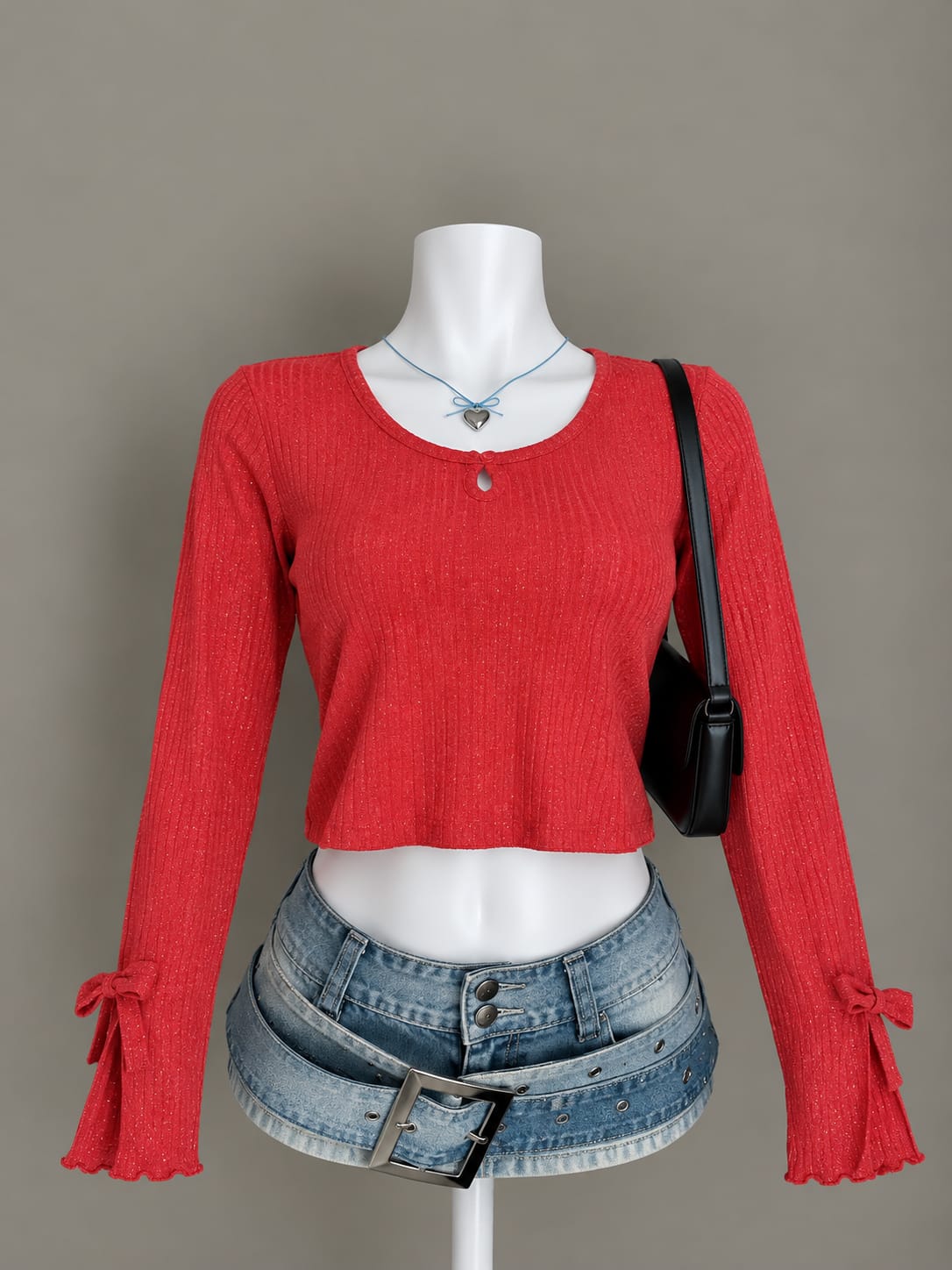 Red Crop Top