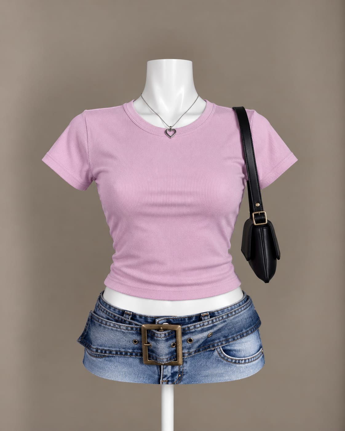 Pink Crop Top