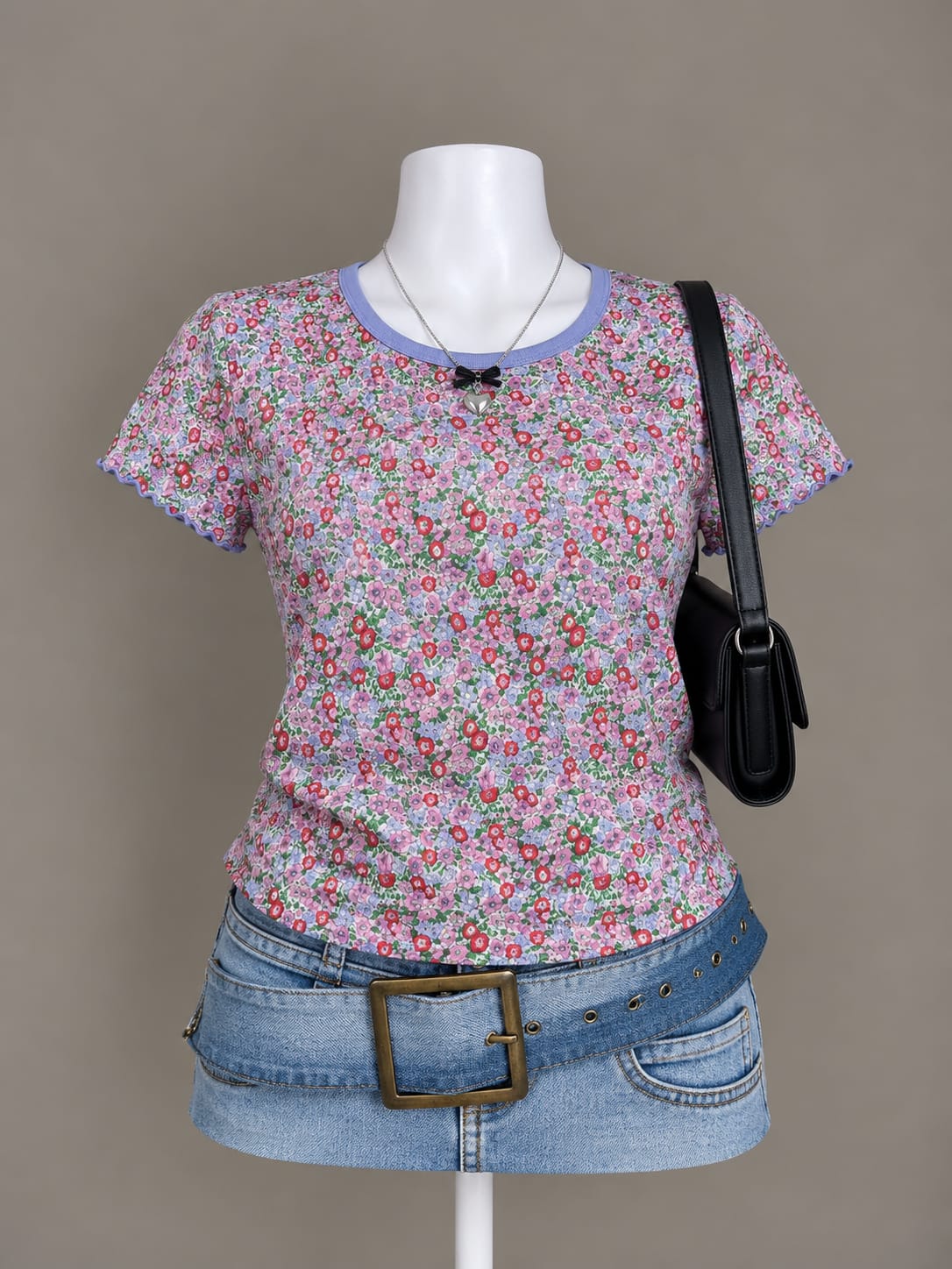Pink Floral Top