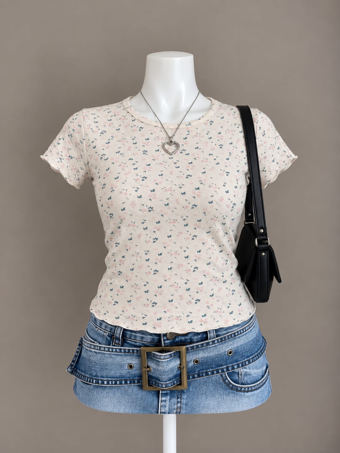 Ivory Floral Top