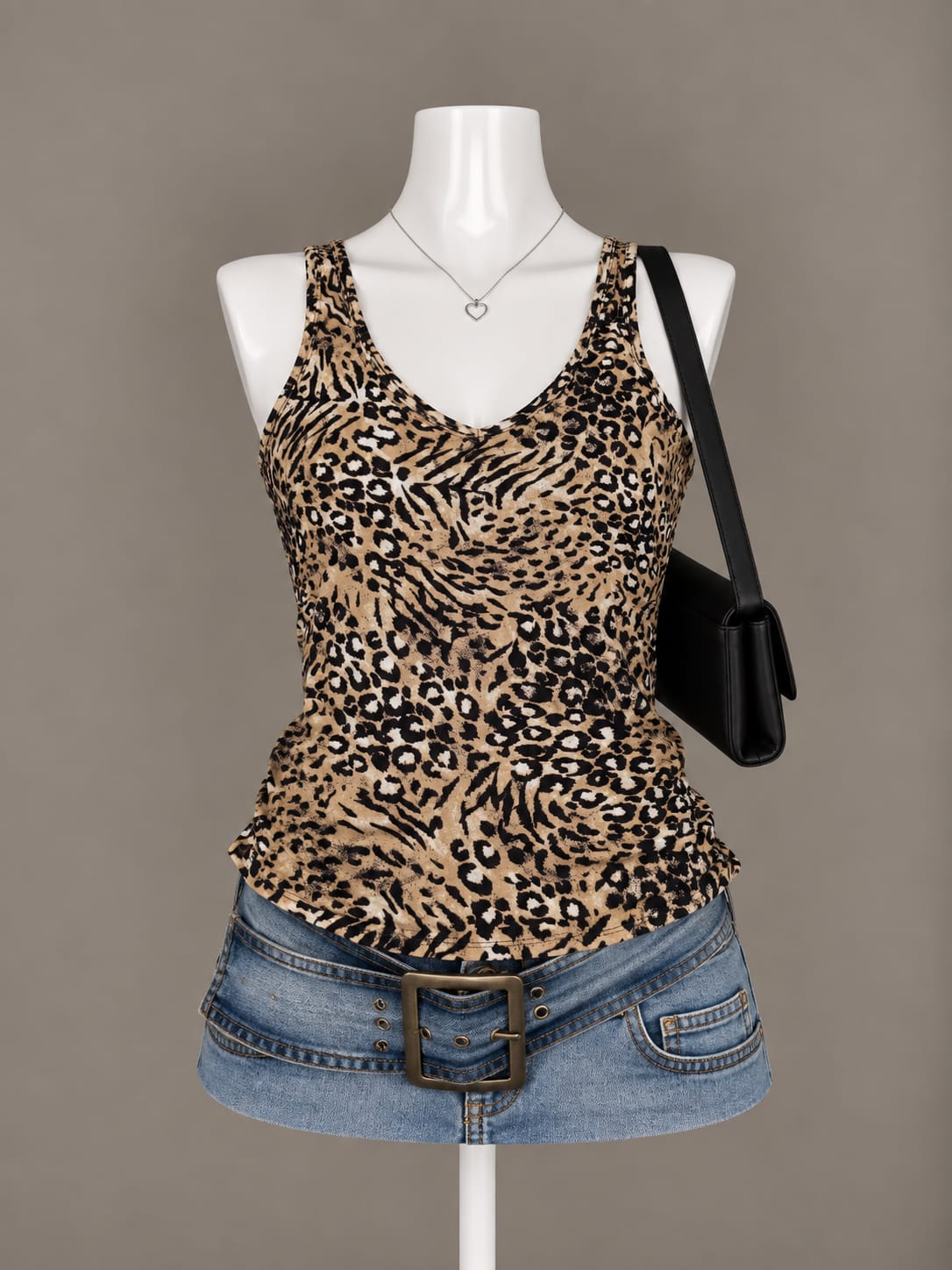 Leopard Print Tank Top