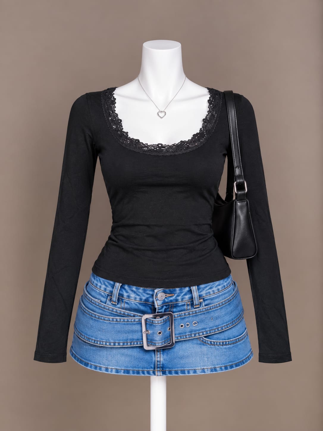 Black Lace Top