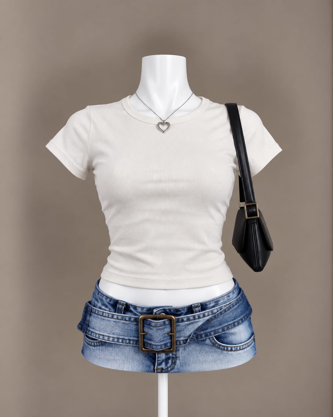 White Crop Top