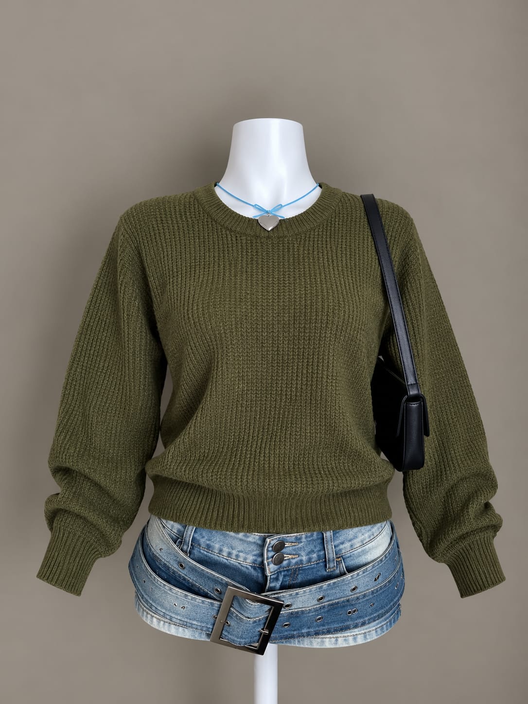 Olive Green Sweater