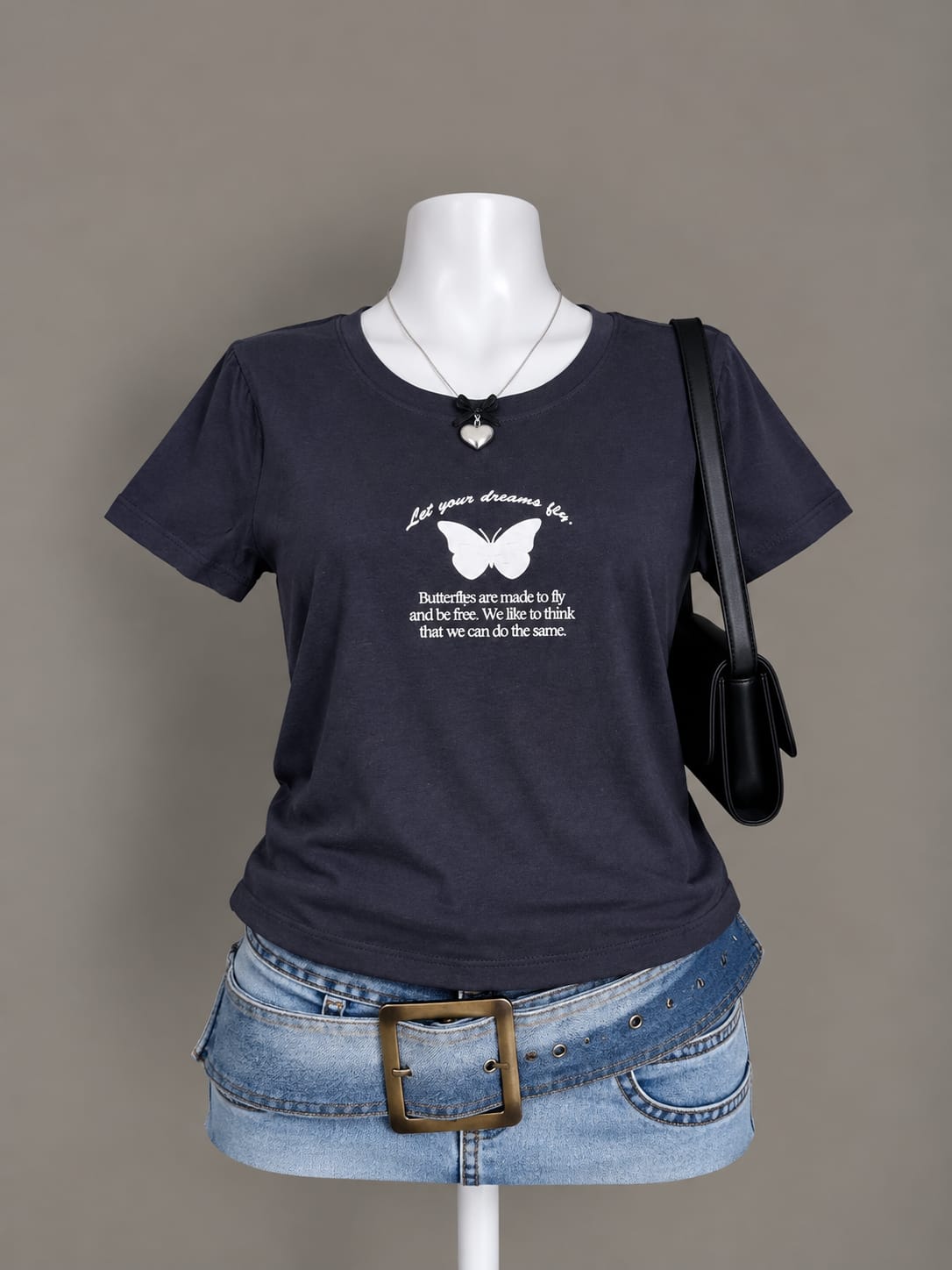 Navy Graphic T-Shirt
