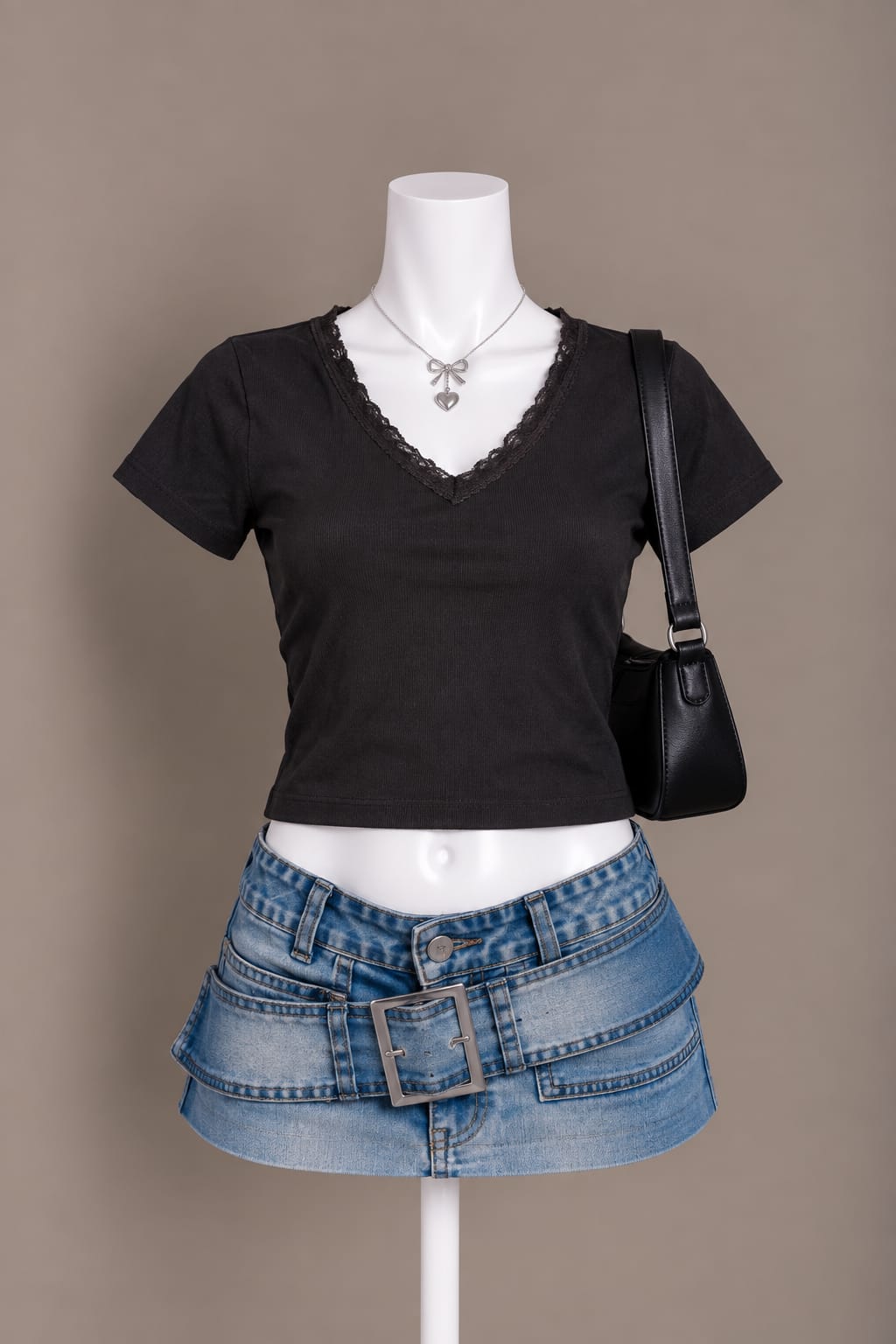 Black Crop Top