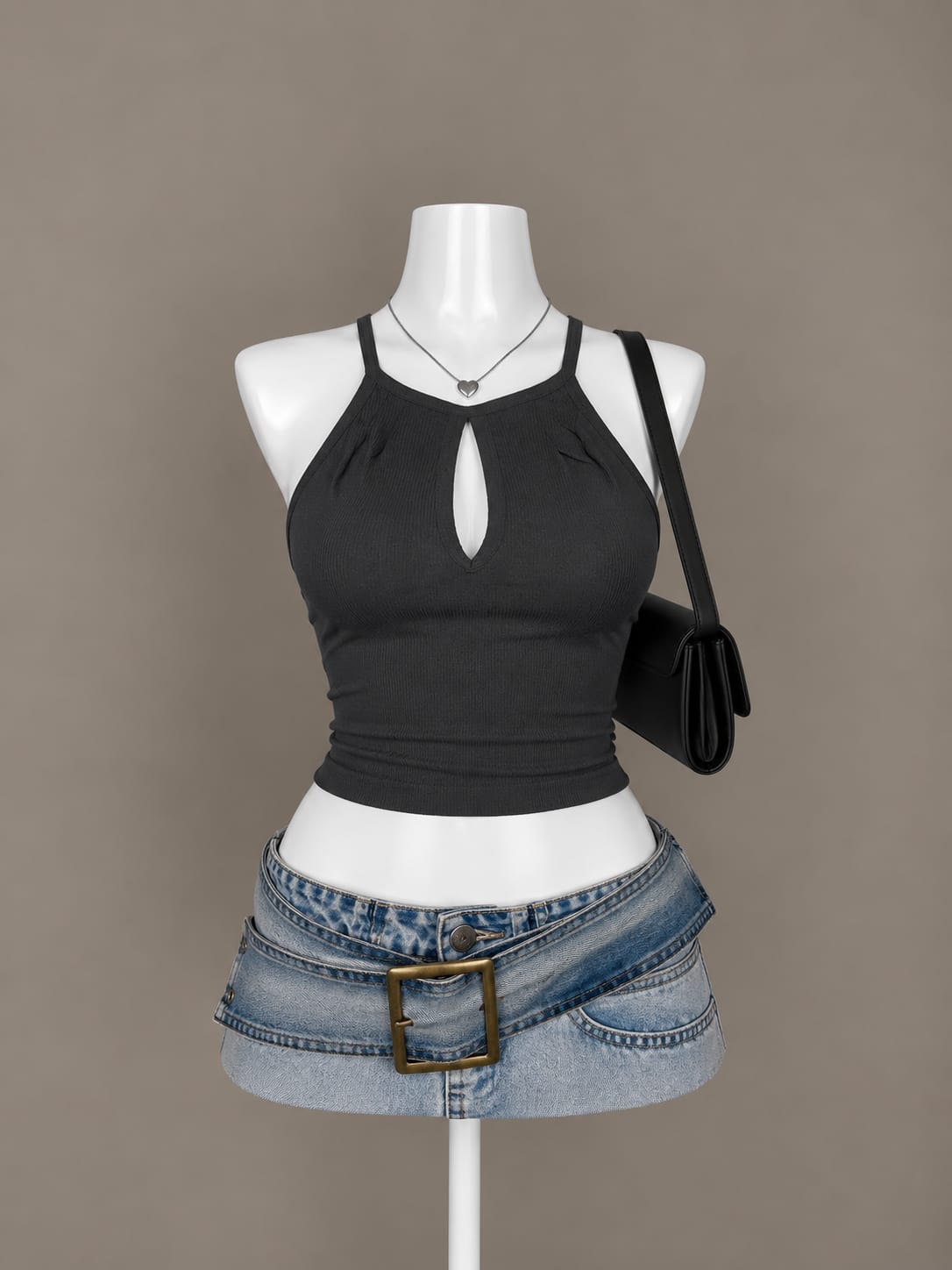 Black Crop Top