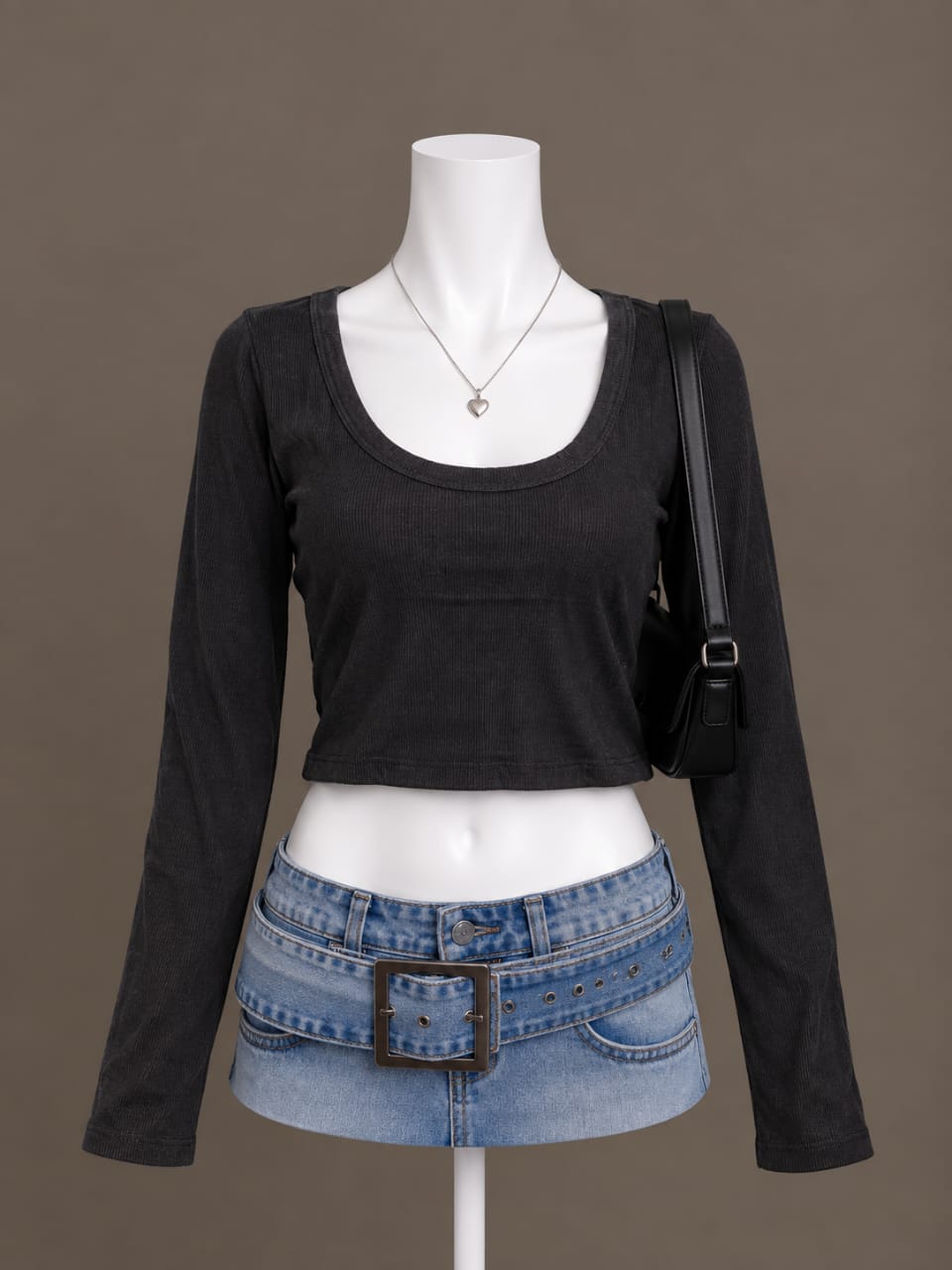 Black Crop Top