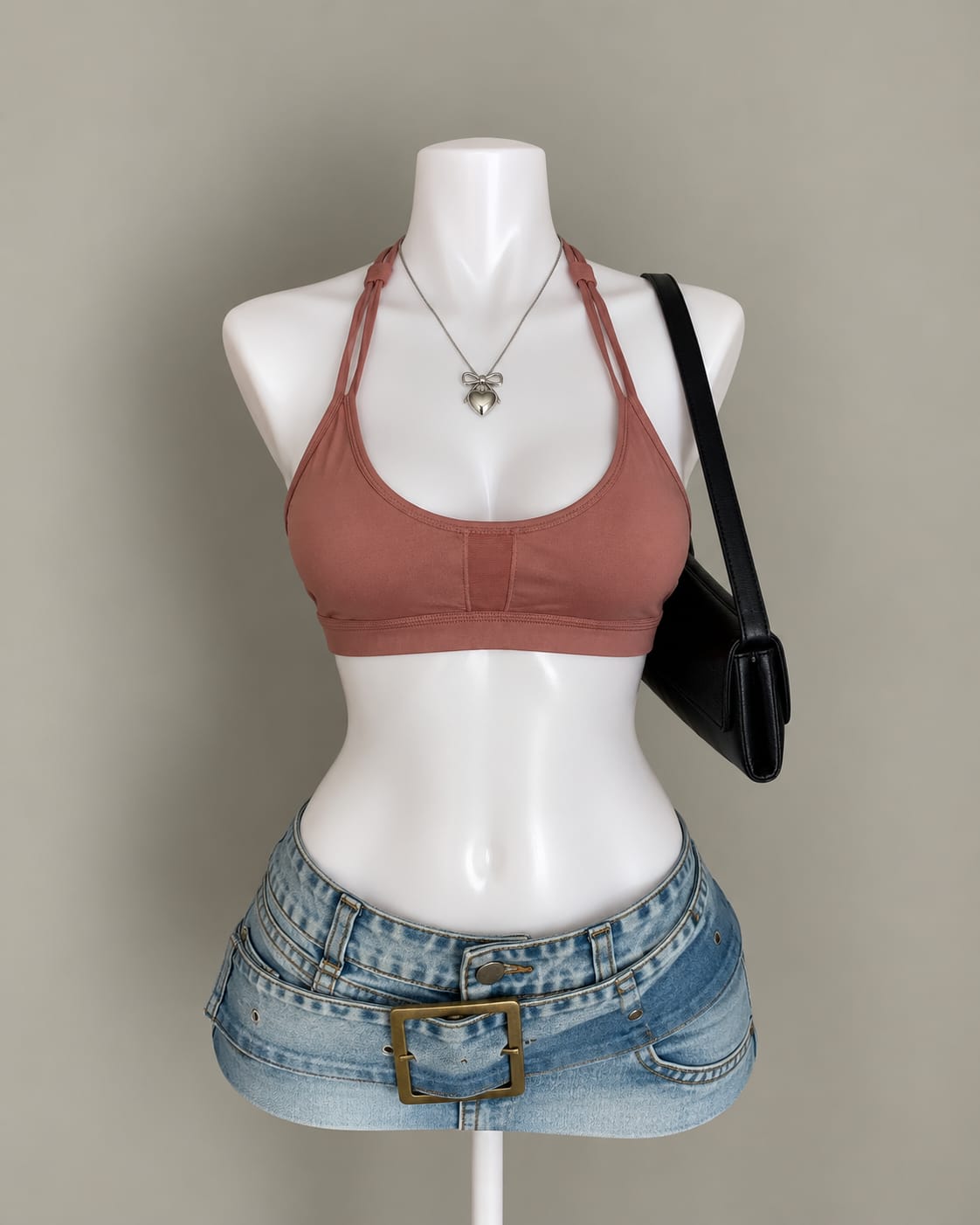 Brown Sports Bra