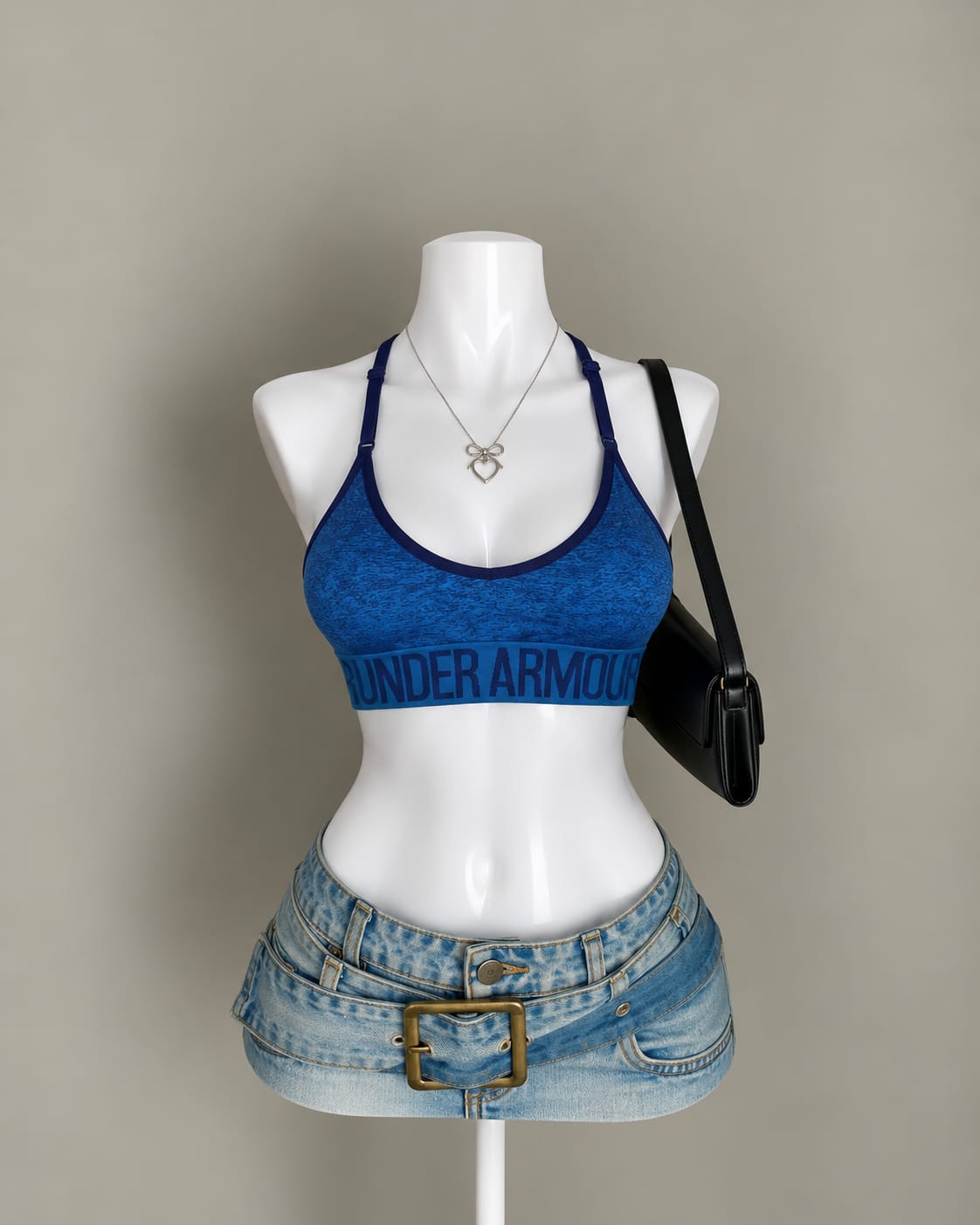Blue Sports Bra
