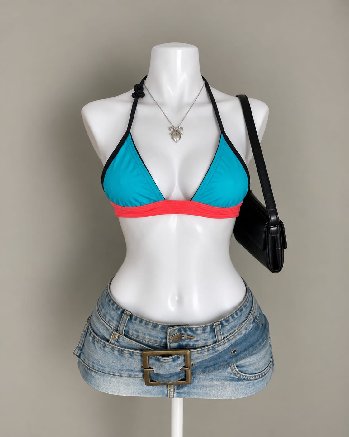 Turquoise Bikini Top