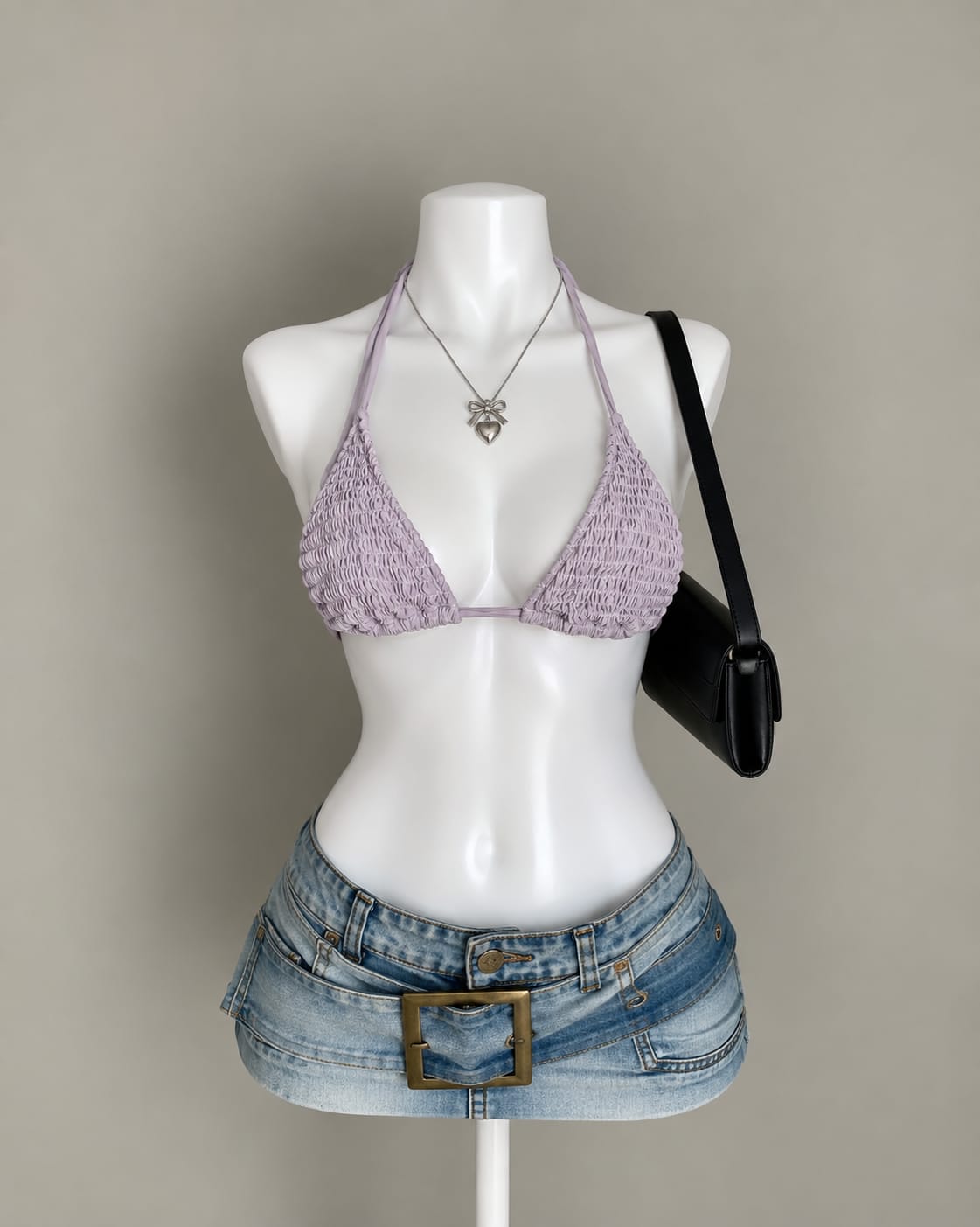 Lilac Bikini Top