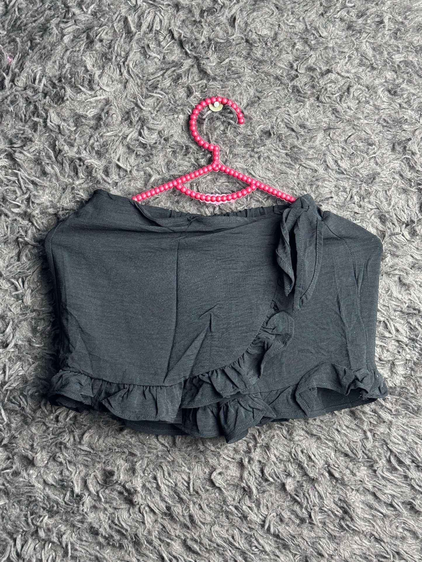 Blue Melange Elastic Waist Lounge Shorts