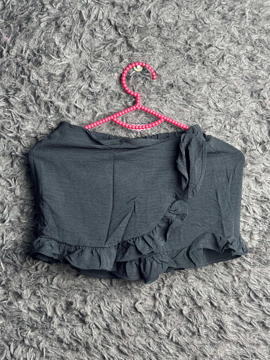 Blue Melange Elastic Waist Lounge Shorts