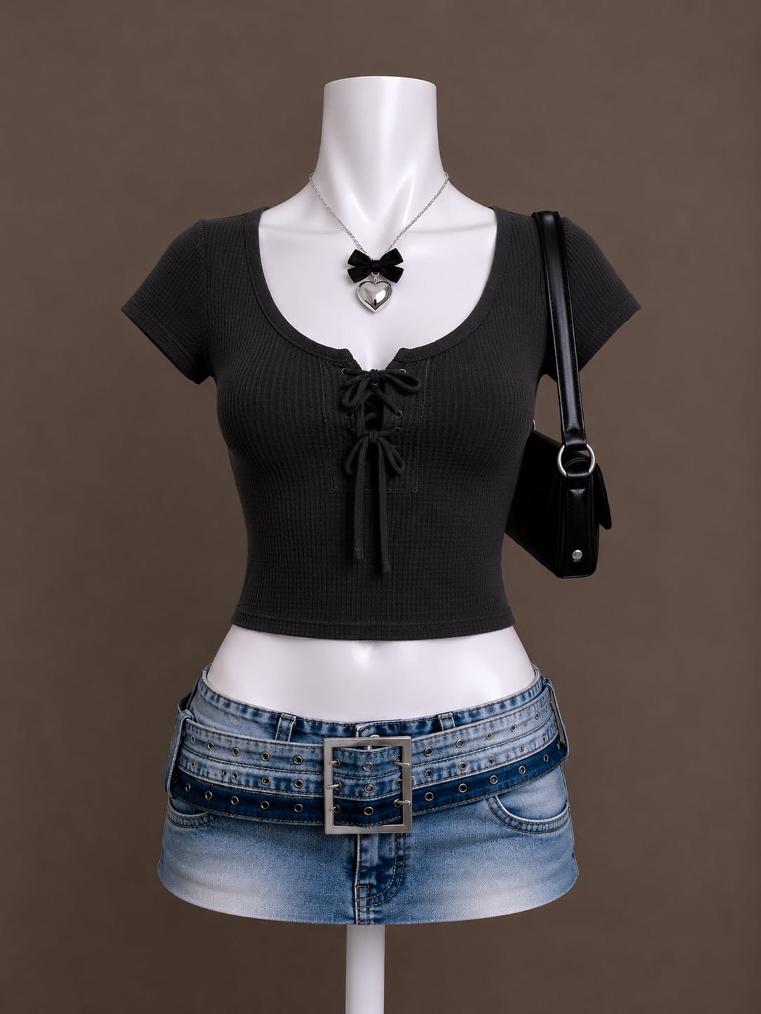 Black Crop Top