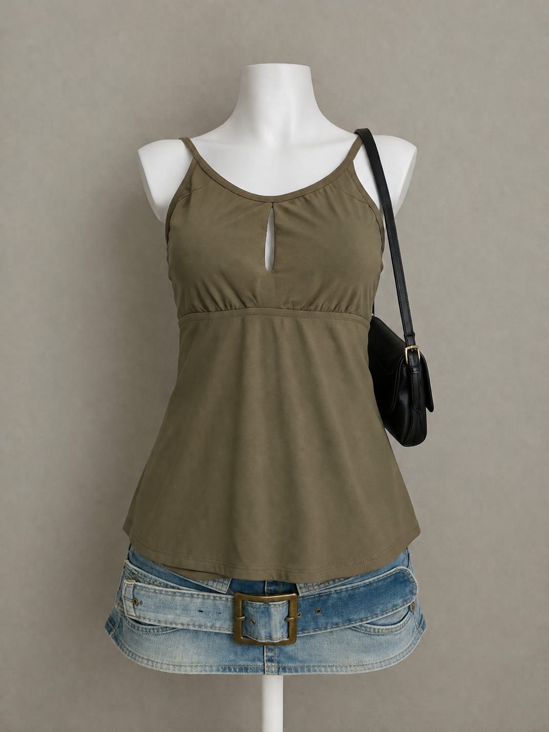 Olive Green Camisole Top